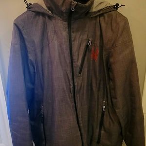 Spyder ski coat mens